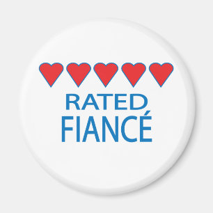Íman Fiancé Cinco Corações