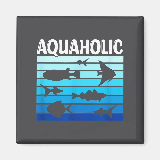 Íman Fiank Funny Fishkeeper Quote Fish Keeper Aquarium  (Frente)