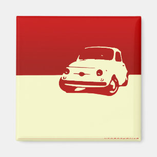 Íman Fiat 500, 1959 - vermelho na luz