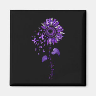 Íman Fibromialgia-leopardo Sensibilização Fita Roxa