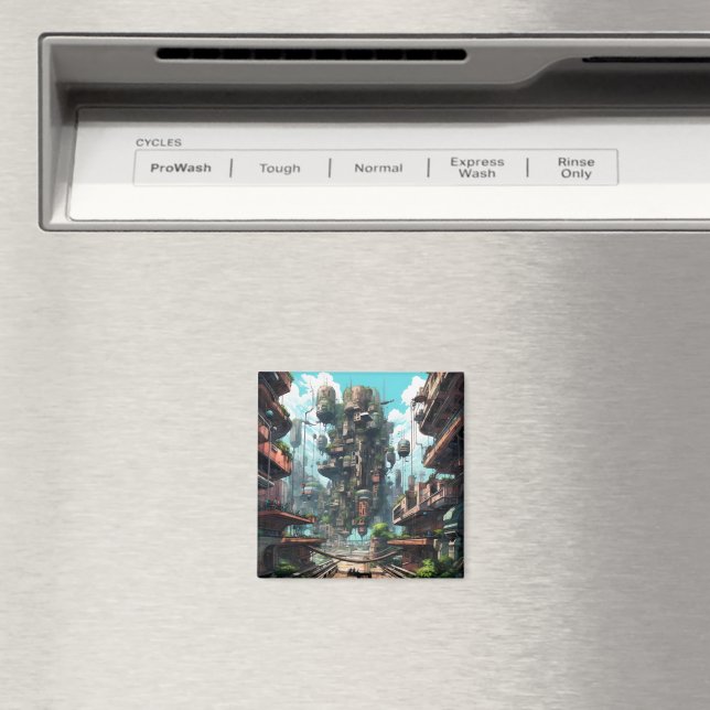 Íman Ficção científica de cidades industriais (In Situ (Dishwasher))