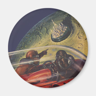 Íman Ficção científica de Vintage, Cidade do Sci Fi na 