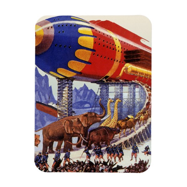 Íman Ficção científica retrô, Animais selvagens da Arca (Vertical)