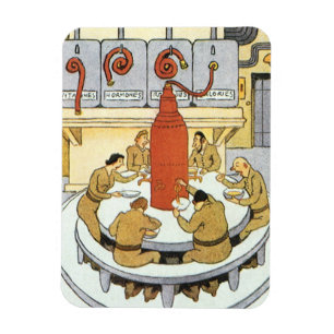 Íman Ficção Científica Vintage, Cientistas de Laboratór