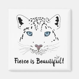 Íman Fierce é linda | Leopardo de Neve Moderna