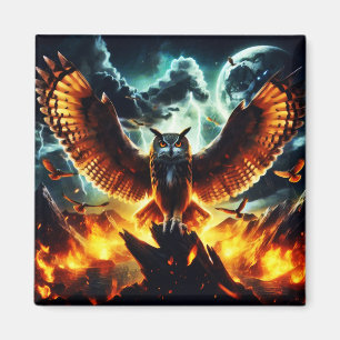 Íman Fiery Owl Moonrise