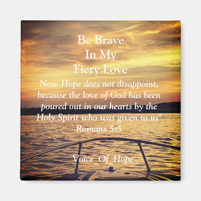 Íman Fiery Voice of Hope Magnet (Frente)