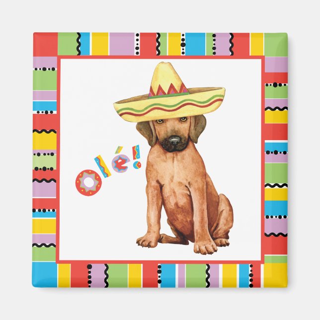 Íman Fiesta Rhodesian Ridgeback Magnet (Frente)