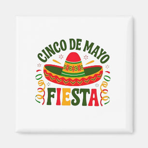 Íman Fiesta Squad Cinco De Mayo Mexicano Sombrero