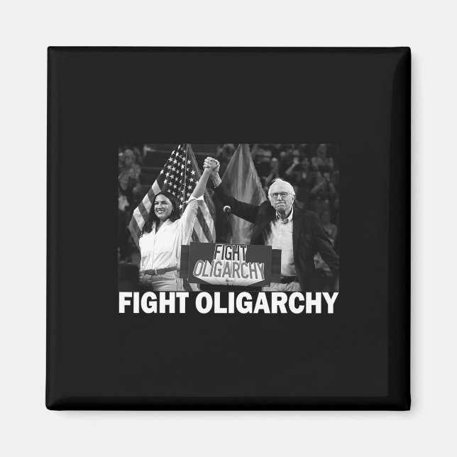 Íman Fight Oligarchy Bernie Sanders And Aoc Freedom Us  (Frente)