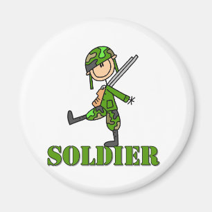 Íman Figura da vara do soldado