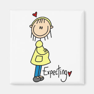 Íman Figura da vara que espera o bebê