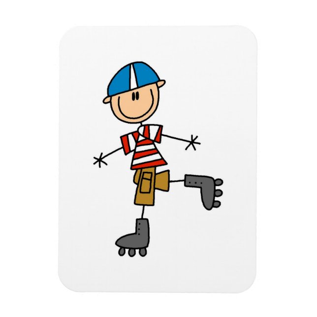 Íman Figura de Bastão de Patinação no Rolo (Vertical)