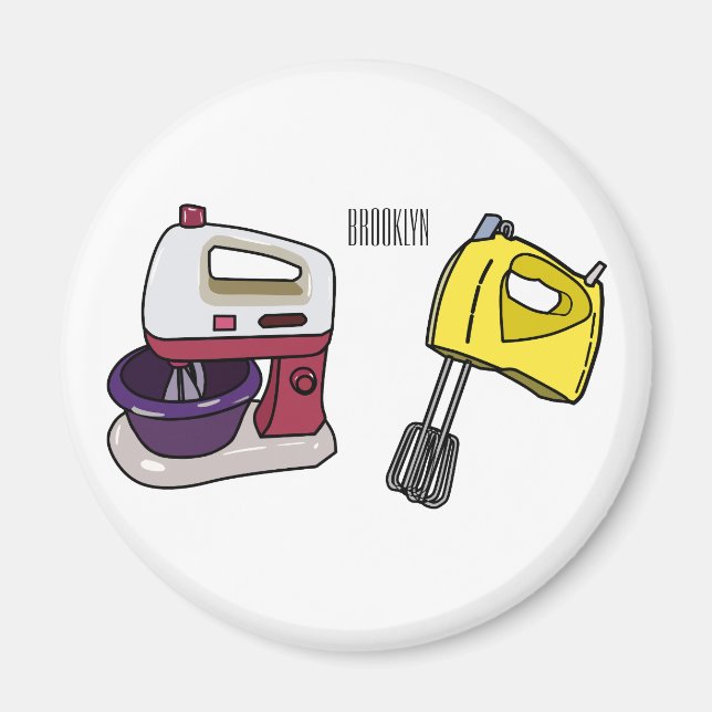 Íman Figura de desenho animado do Mixer (Frente)