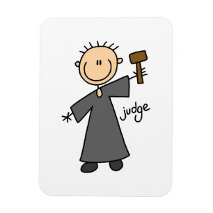 Íman Figura de Juiz em Palitinhos