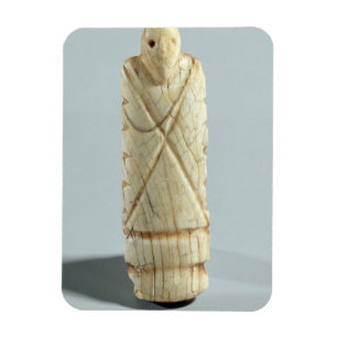 Íman Figura de um homem farpado (marfim do elefante)