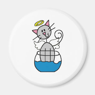 Íman Figura ímã da vara do gato do anjo