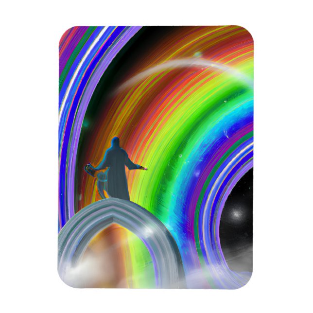 Íman Figura Misteriosa no Stargate Inter-Dimensional (Vertical)