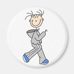 Íman Figura Running ímã da vara