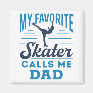 Íman Figura Skater Pai Meu Skater Favorito Me Chama Pai