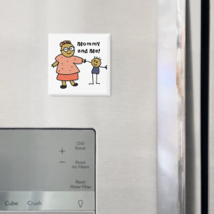 Íman Figuras de Stick da Mãe e da Criança para o Dia de