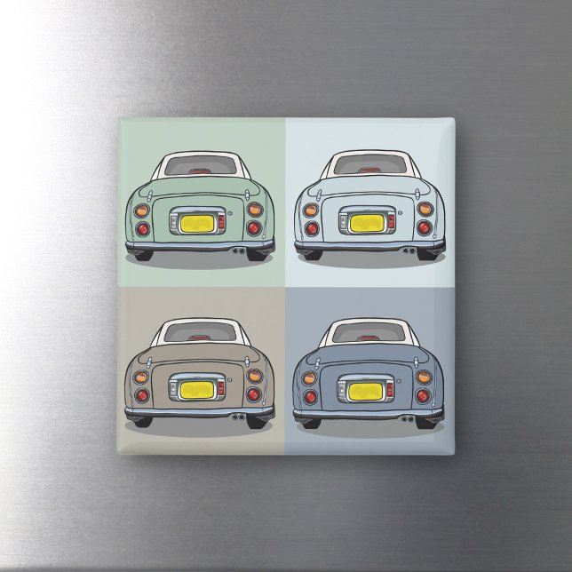 Íman Figuras - Sases Figaro Car Magnet (Fun figgy magnet just for you. Handy for checking for rust on your figaro car)