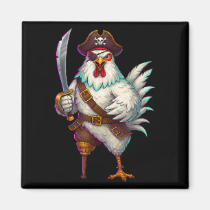Íman Figurino De Dia de as Bruxas engraçado De Frango P