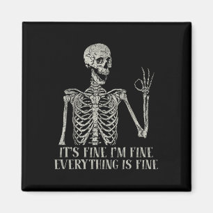 Íman Figurino de Halloween é ótimo, eu sou esqueleto fi