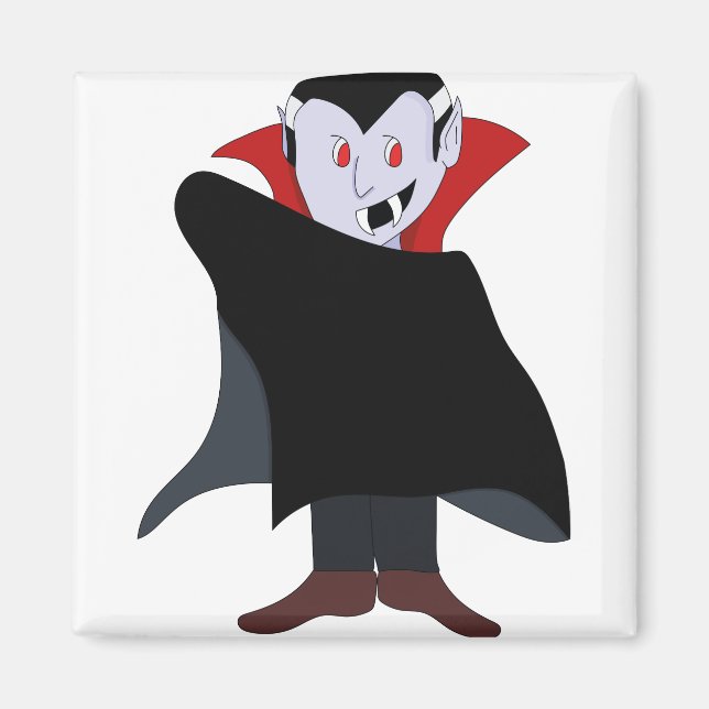 Íman Figurino de Halloween, um vampiro bonito (Frente)