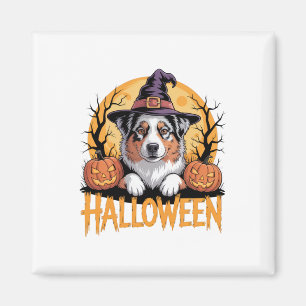 Íman Figurino de humor para festas do Halloween Dog Lov
