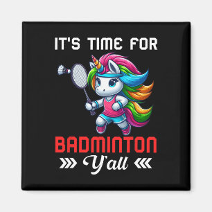 Íman Figurino Do Tempo Para O Algodão De Badminton Colo
