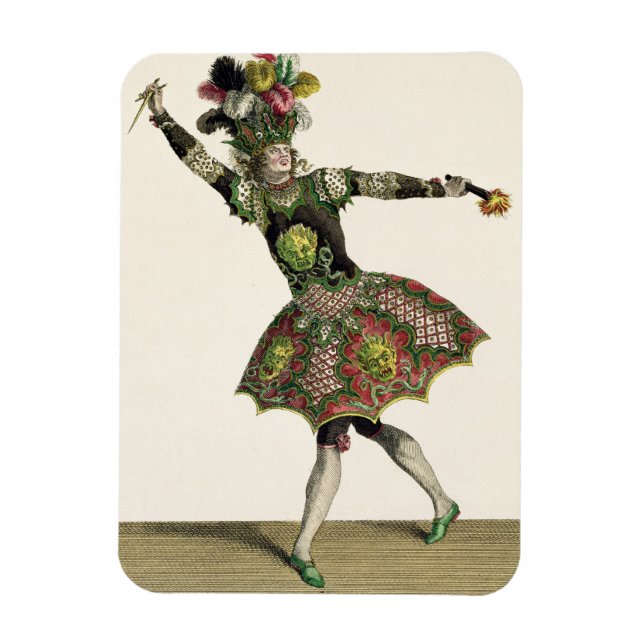 Íman Figurino para um demônio em 'Armide', 'Psyche' e s (Vertical)