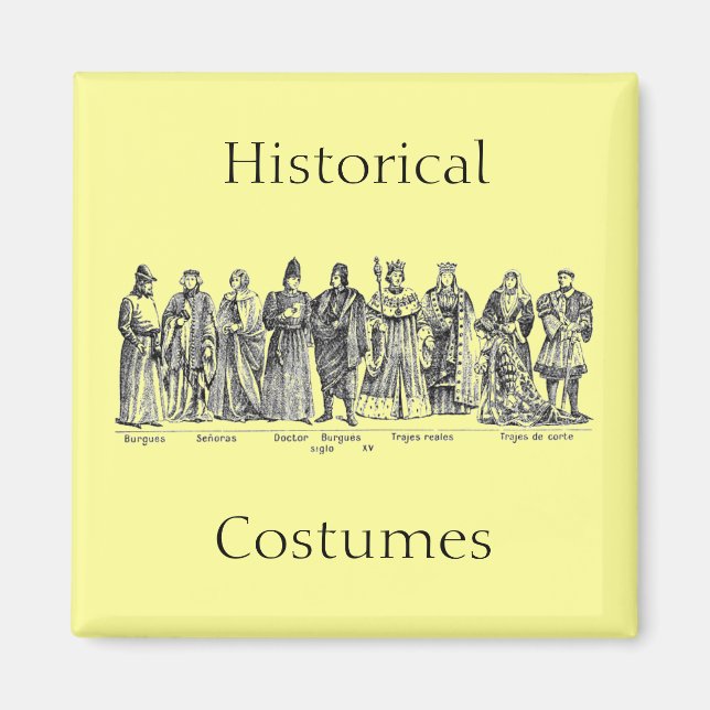 Íman Figurinos Históricos (Frente)