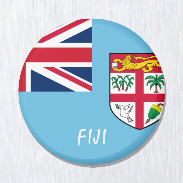 Íman Fiji, bandeira Fijiana e Oceânia - viagem/adeptos  (Criador carregado)