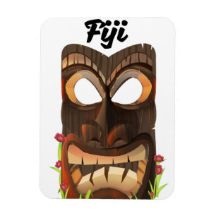 Íman Fiji cinzelou a máscara