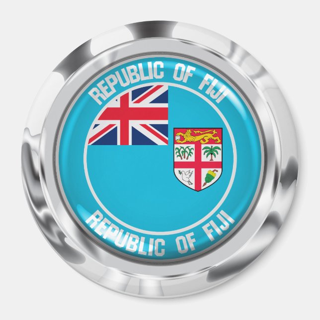 Íman Fiji Round Emblem (Frente)