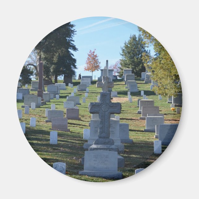 Íman Fila de Cantos Cruzados, Arlington (Frente)