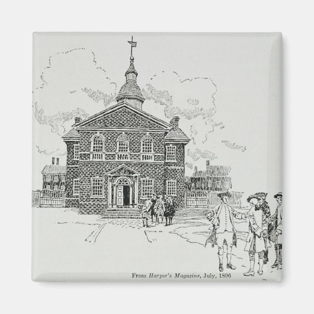 Íman Filadélfia de Hall do Carpinteiro (Frente)