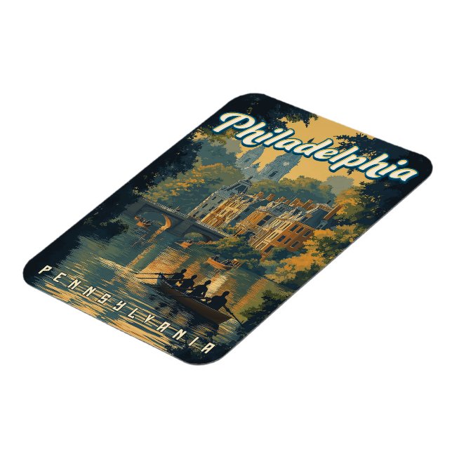 Íman Filadélfia - Vintage Pensilvânia (Left Side)