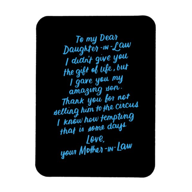 Íman Filha Engraçada De Direito Para Minha Querida Filh (Vertical)