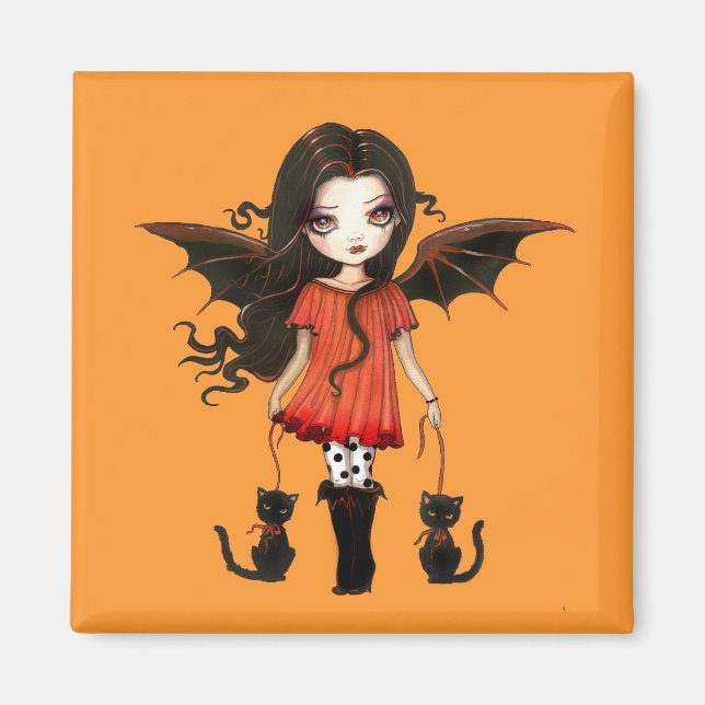 Íman Filho do Halloween Ímã de Vampiro Fofo (Frente)