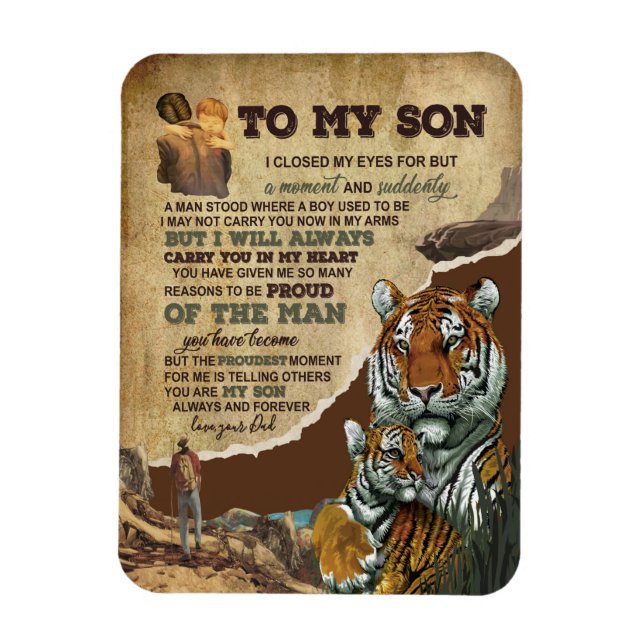 Íman Filho doa | Carta Ao Meu Filho Amor Do Pai (Vertical)