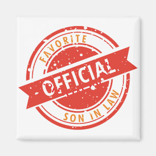 Íman Filho Favorito Oficial em Direito Presente para Fi