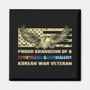 Íman Filho Orgulhoso De Um Ve Militar De Guerra Coreano