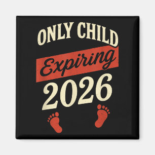Íman Filho Único Expirando 2026 - Anúncio de Gravidez 