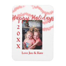 Íman Filhos da família das crianças reluzentes vermelho