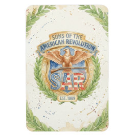 Íman Filhos da Revolução Americana SAR Est 1889 Orgulho