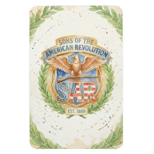 Íman Filhos da Revolução Americana SAR Est 1889 Orgulho