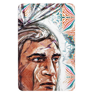 Íman Filhote antiga e padrão fractal