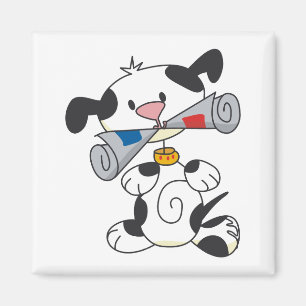 Íman Filhote de cachorro com t-shirt e presentes do jor